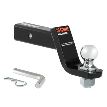 Steel Ball Mount 4 in Drop w/ 2 in Ball & Pin 7,500 lb Capacity