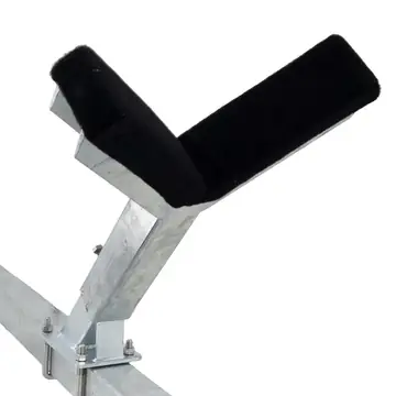 Bow Rest Catcher Assembly for Boat Trailer Adjustable Galvanized Post