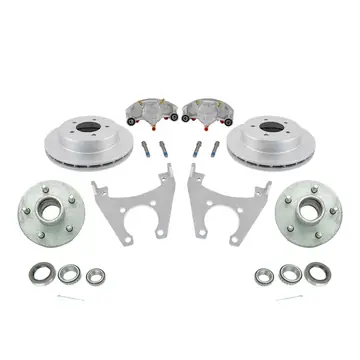 Kodiak Trailer Slip-on Disc Brake Kit All DAC 10 inch 5 Bolt w/ Hubs