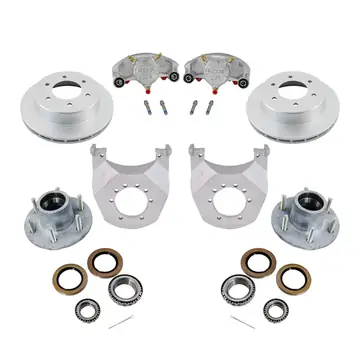 Kodiak Trailer Slip-on Disc Brake Kit All DAC 12 inch 6 Bolt w/ Hubs