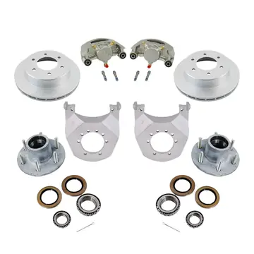 Kodiak Trailer Slip-on Disc Brake Kit DAC/ Stainless 12 inch 6 Bolt w/ Hubs