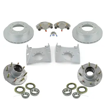 Kodiak Slip On Stainless/Dac Disc Brake Kit 13 inch 8 Lug 7k Axles w/ Hubs