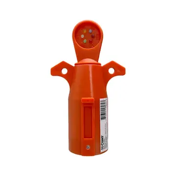 7 Way Round RV Connector Trailer Wiring Light Tester