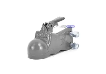 Trailer Coupler 2 5/16 in Ball Adjustable 14,000 pound Capacity Channel Mount