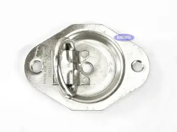 Flush Mount Anchor, Zinc Plated Steel, Rated to 1,200lbs
