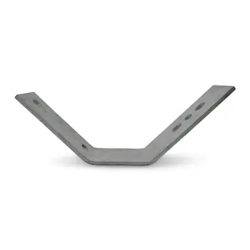 Boat Trailer Fender Bracket with Bend Large for Single Axle