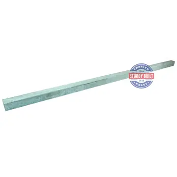 Galvanized Boat Trailer Tongue 8 ft Long 3 x 3 Tubing 3/16 in thick