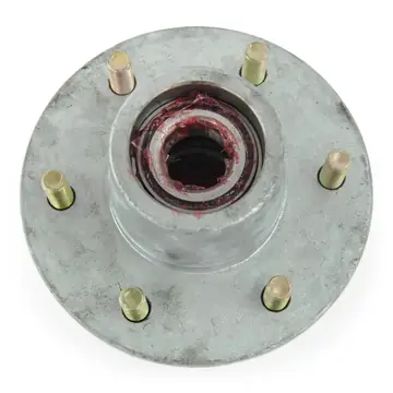Pre Greased Trailer Hub Hot-Dipped Galvanized 6 Lug for 6000lb Trailer Axle