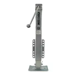 Fulton 5000 lb Capacity Boat Trailer Drop Foot Jack Zinc Plated Bolt On
