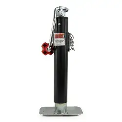 RAM 3,000lb Swivel Trailer Jack Pipe Mount Top Wind 10" Lift