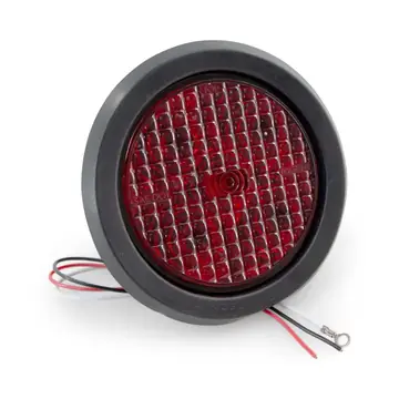 LED Round Trailer Light Kit Red 4 inch Sealed and Submersible