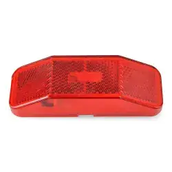 Trailer Side Marker Light Red Incandescent 4" x 1 3/8"