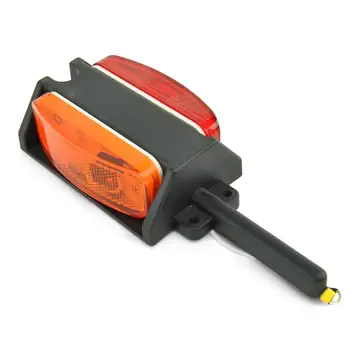 Incandescent Trailer Fender Light Bi-Color Amber/Red Right Hand