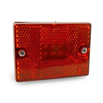 LED Side Marker Trailer Light Amber Submersible Single Stud