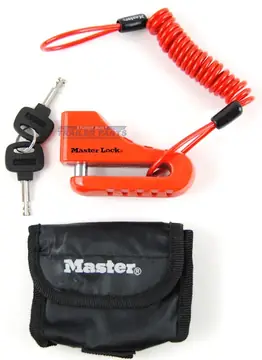 Master Lock Disc Brake Lock with Storage Pouch