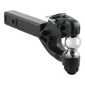 Pintle Hook Combo with 2 inch Ball 10,000lb Rating , 2x2 shank