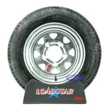 4.80 x 12 on a 5 Bolt Galvanized Wheel 990lb Capacity