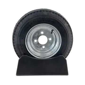 ST 4.80 x 8 Trailer Tire on 4 Bolt Galvanized Wheel 4 on 4 Lug Pattern
