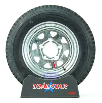 5.30 x 12 Boat Trailer Tire on 5 Bolt Galvanized Wheel 1045lb