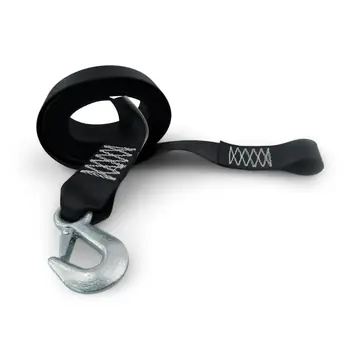 Boat Trailer Winch Strap Light Duty 2 inch x 20ft with Hook 4,000lb