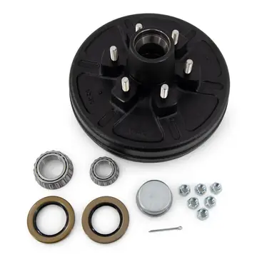 6 Bolt Trailer Brake Drum Hub Fits 6,000lb Axles