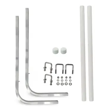 Boat Trailer Square I Beam Aluminum Guide On Pole Kit