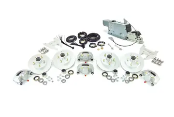 Boat Trailer Disc Brake Kit 10 inch Tandem Axle Complete with Demco Disc Brake Actuator