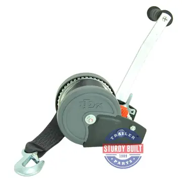Dutton Lainson 2300lb DLX Boat Trailer Winch with Winch Strap