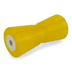 8 inch Yellow Poly Vinyl Boat Trailer Keel Roller
