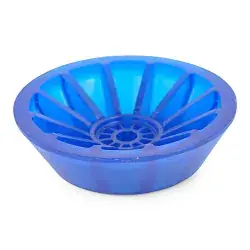 4 inch Blue Poly Vinyl Boat Trailer Bow Roller End Bell