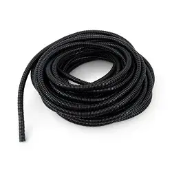 Trailer Wire Protector 1/2" Corrugated Plastic Wire Loom Sold Per Foot