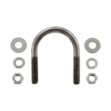Stainless Steel Round Trailer U-Bolt 3/8 inch x 1 3/4 inch x 2 11/16 inch