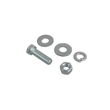3/8 inch Diameter by 1 1/4 inch Long Zinc Plated Bolt