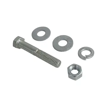 3/8 inch Diameter by 2 1/4 inch Long Zinc Plated Trailer Bolt