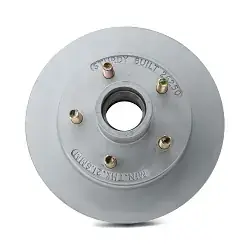 STURDY BUILT 5 Lug 10" Disc Brake Rotor - Integral Hub and Rotor - Dacromet Coated