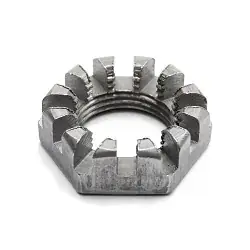 Trailer Axle Castle Nut 1"-14 Thread 12 Slot for Standard Trailer Spindles