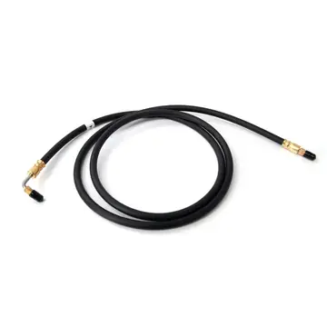 Boat Trailer Rubber Flexible DOT Brake Hose 21" 90 Degree Male Inverted Flare