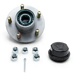 Dexter Pre Greased Vortex Boat Trailer Hub Galv-X 5 Lug 2200lb Axle