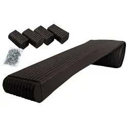 Caliber Black Bunk Wrap Kit for (2) 12 Ft 2 x 4 Bunk Boards on Boat Trailer