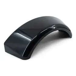 Black Plastic Boat Trailer Fender Tapered Single Axle 8 in x 26 1/4 in x 8 in Bracketless