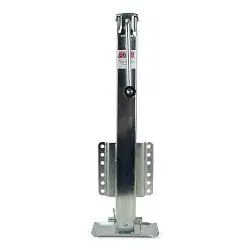 RAM 2500lb Boat Trailer Jack Zinc Plated Square Dropfoot Bolt-On