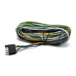 Trailer Light Wiring Harness 5 Flat 45ft with Full Length Ground Wires