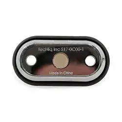 Trailer Side Marker Light Chrome Base and Gasket for TecNiq S17