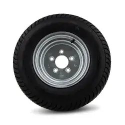 Eco-Trail 20.5x8-10 LRE Trailer Tire on Galvanized 5 Bolt Wheel