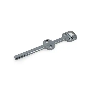 Trailer Fender Side Marker Light Bracket S90 Chrome Four Hole Mount