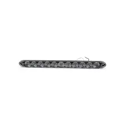 Low Profile LED Identification Light Bar Red Diodes with Clear Lens 15 1/2" Low Profile