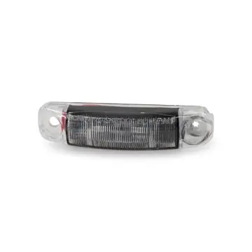 LED Boat Trailer Sidemarker Light Self Ground Red Clear Lens Submersible S18