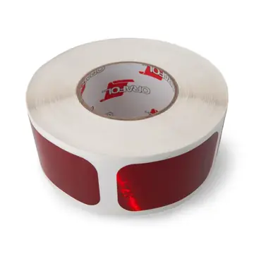 Trailer Visibility Reflective Sticker Tape Red by TecNiq 168ft Roll