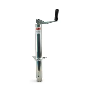 Ram Aframe Trailer Jack 2,000 lb Capacity Top Wind Zinc Plated