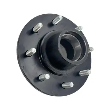 Trailer Hub Black Painted 8 Bolt fits 6,000 - 7,000lb. Axles Hub Only 1/2"-20 Studs